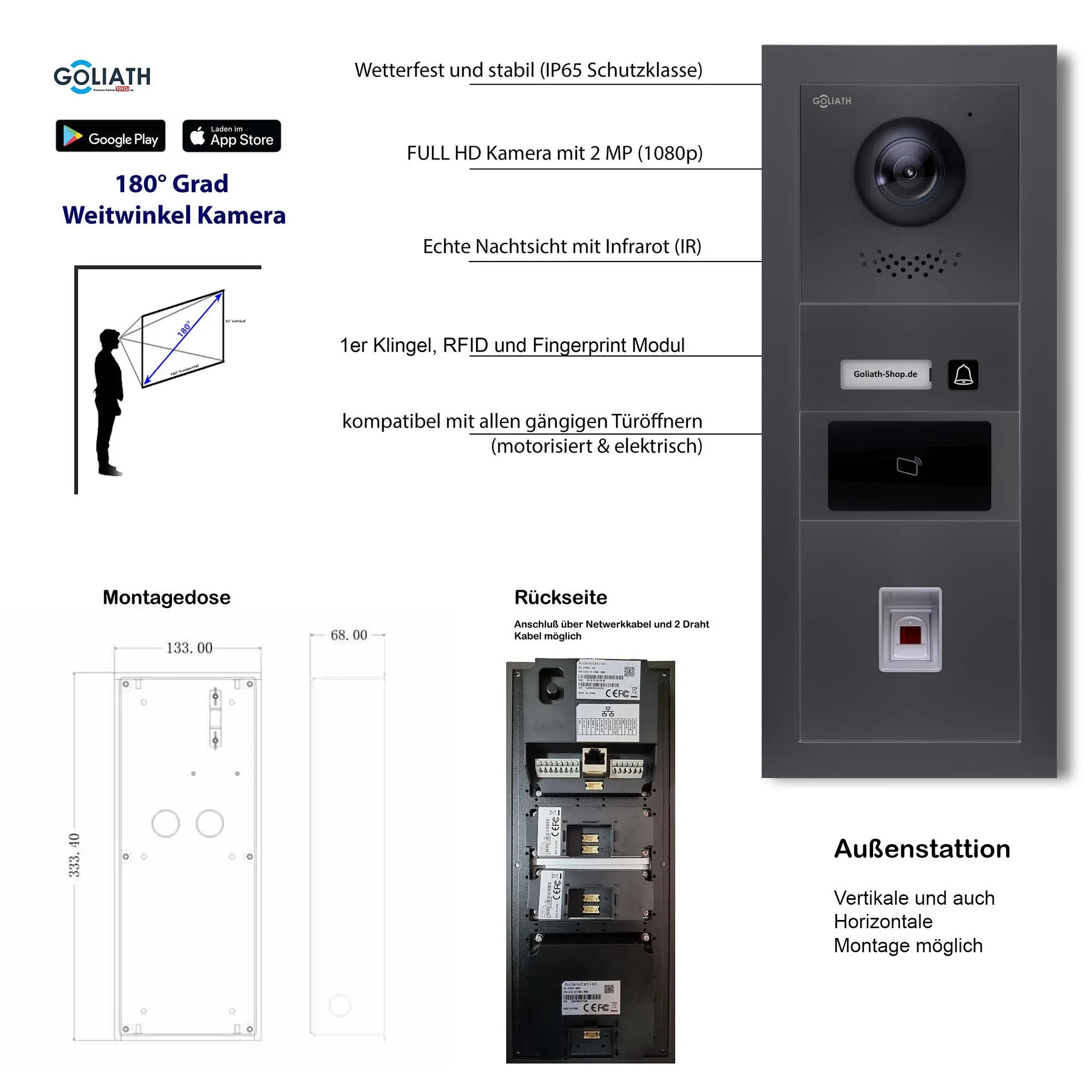 GL-VTA13A_Tuerklingel_Tuersprechanlage_Goliath_IP_2-Draht