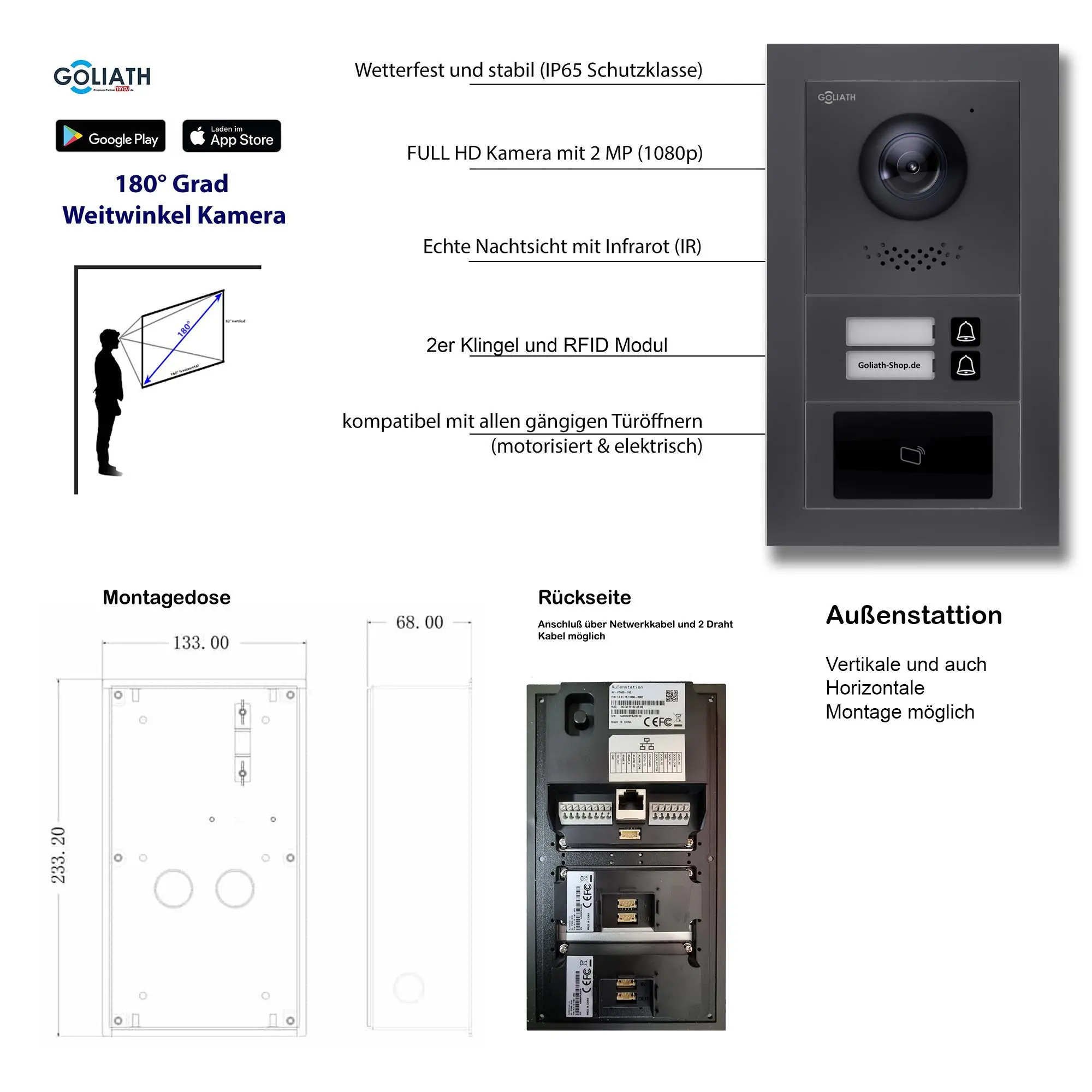 GL-VTA21A_Tuerklingel_Tuersprechanlage_Goliath_IP_2-Draht