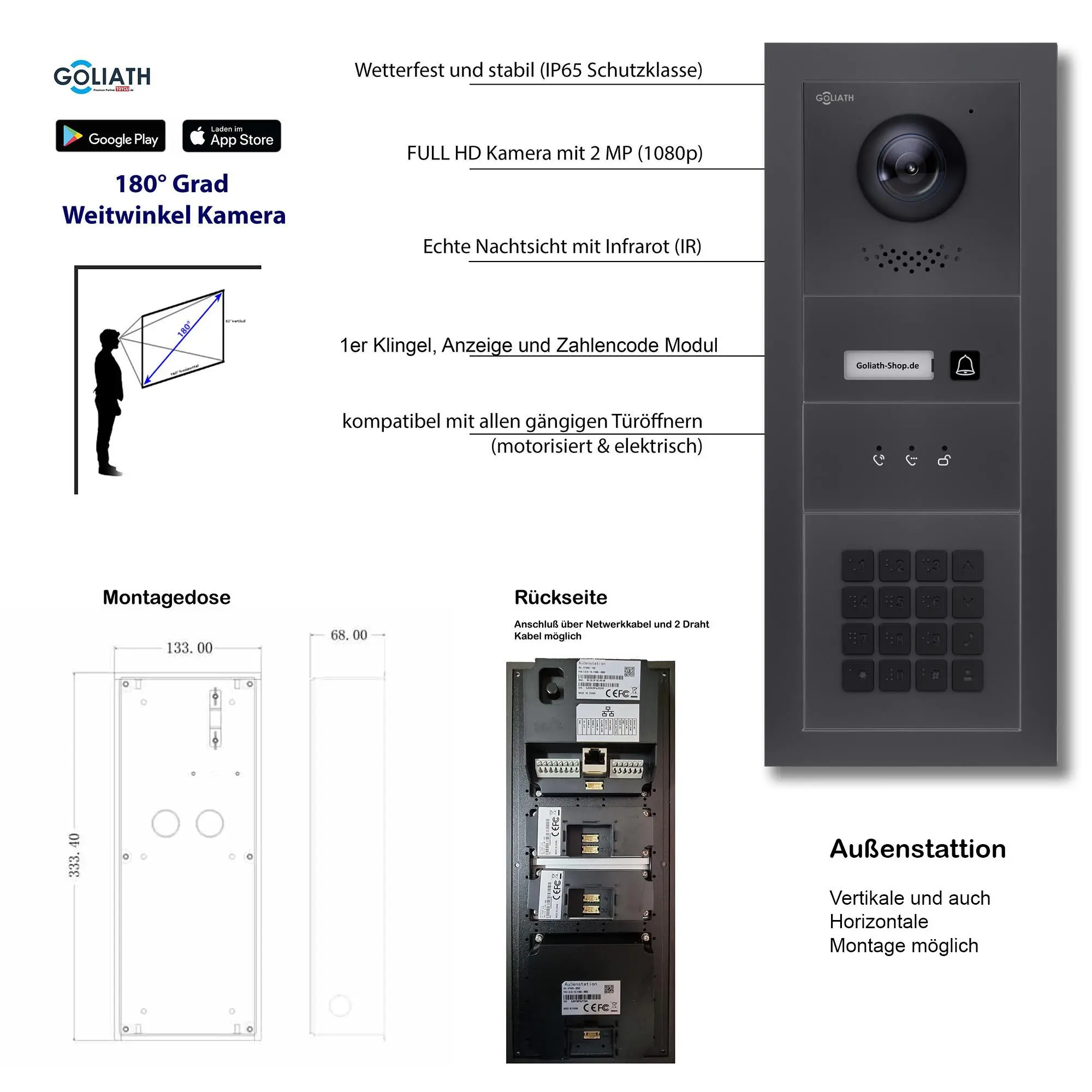 GL-VTA14A_Tuerklingel_Tuersprechanlage_Goliath_IP_2-Draht