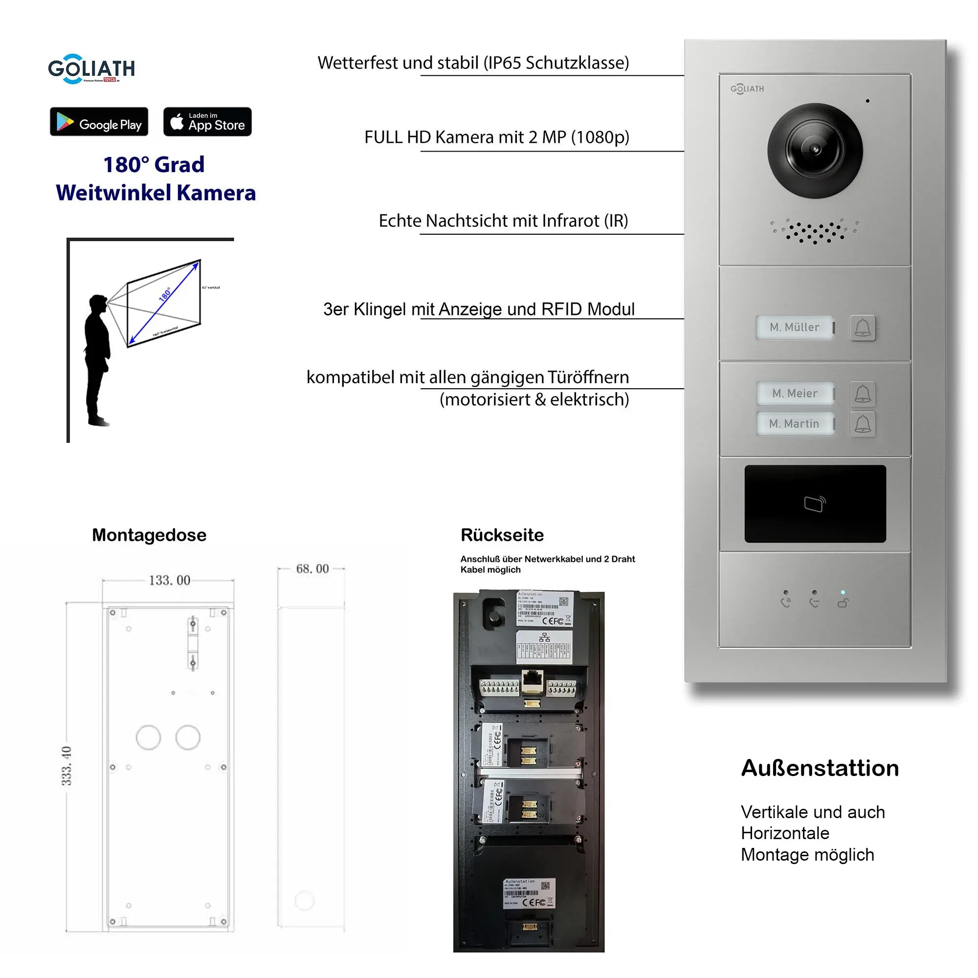 GL-VTA32_Tuerklingel_Tuersprechanlage_Goliath_IP_2-Draht