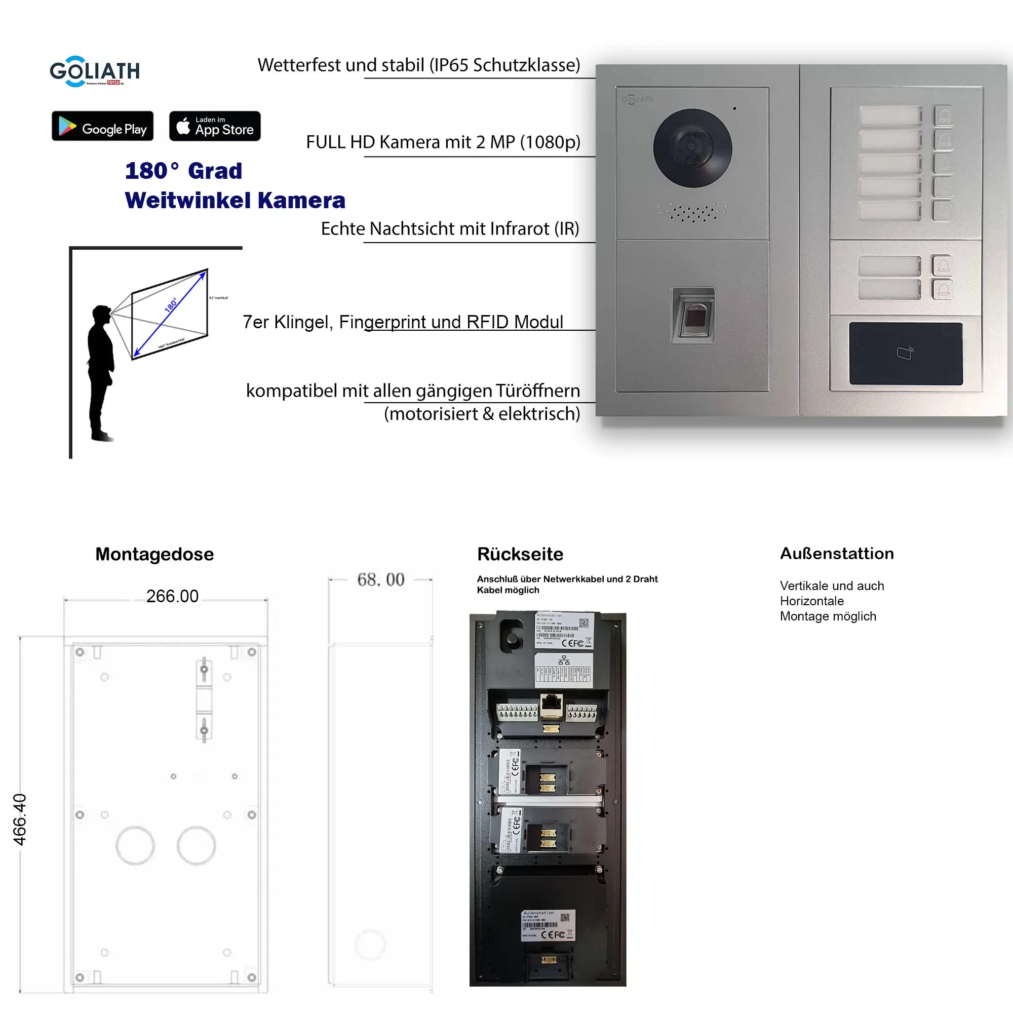 GL-VTA74_Tuerklingel_Tuersprechanlage_Goliath-IP-2-Draht