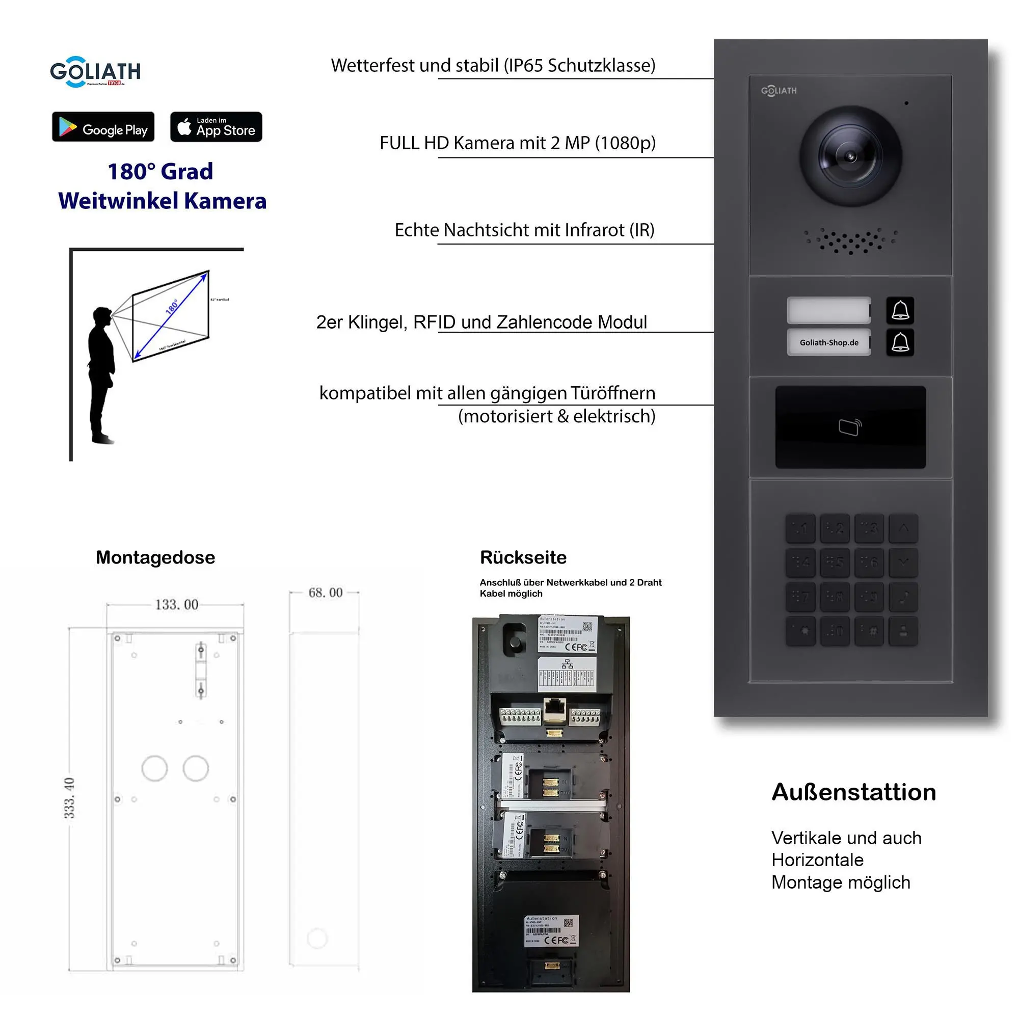 GL-VTA26A_Tuerklingel_Tuersprechanlage_Goliath_IP_2-Draht